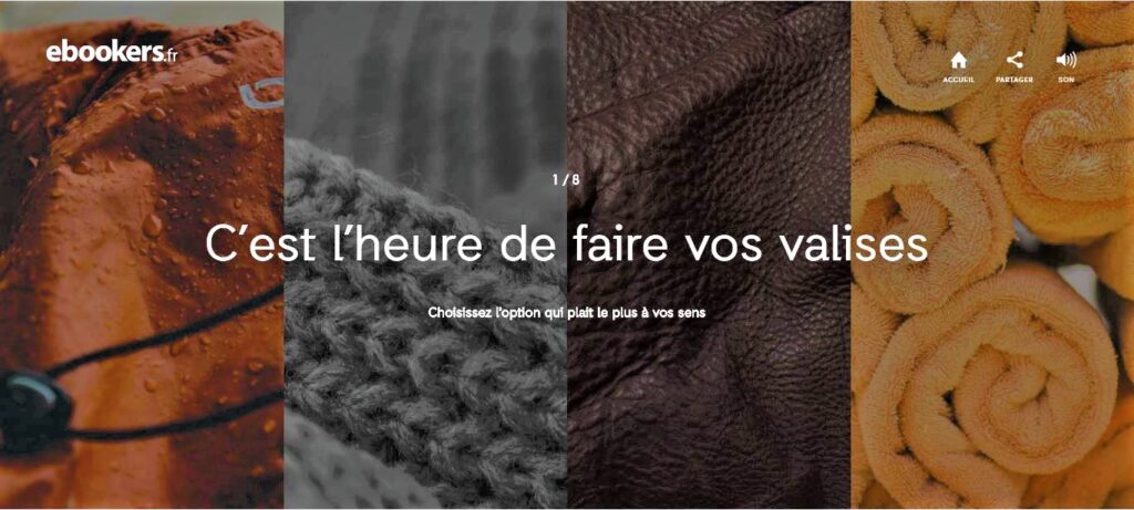 Ebookers – Une approche expérientielle basée sur les 5 sens